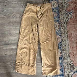 Everlane Wide Leg Chino in Khaki